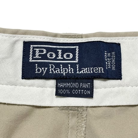 POLO RALPHLAUREN VINTEGE　"TWO TUCK" HAMMOND PANT