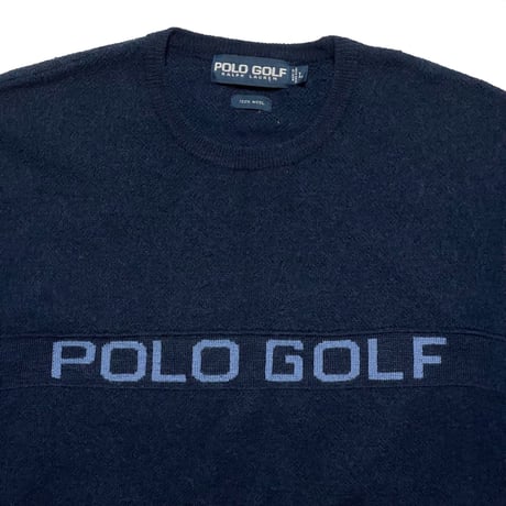 POLO GOLF RALPHLAUREN　"POLO GOLF LOGO" SWEATER