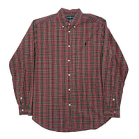 POLO RALPHLAUREN　"CHECK BOTTON DOWN SHIRT" L/S SHIRT