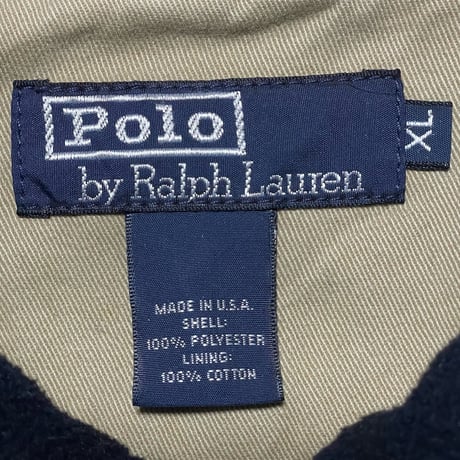 POLO RALPHLAUREN　"MADE IN USA" FLEECE JACKET