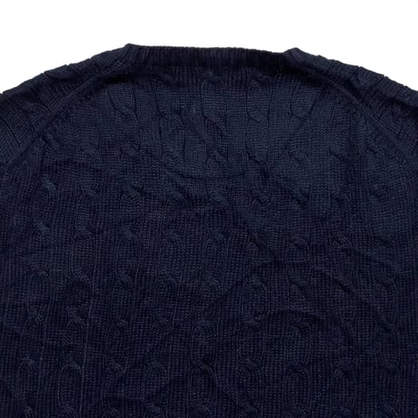 POLO RALPHLAUREN　"CABLE KNIT" SWEATER VEST