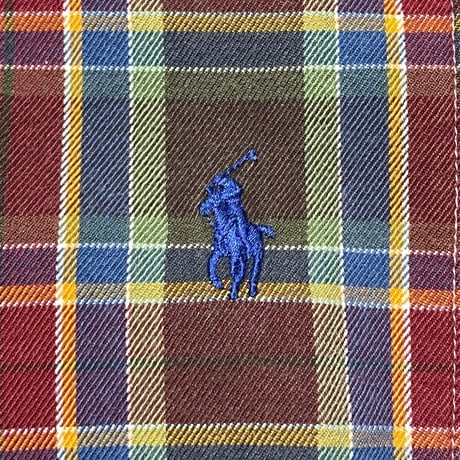 RALPHLAUREN　"PATCHWORK" BUTTONDOWN SHIRT
