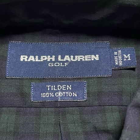 POLO GOLF RALPHLAUREN　"BLACK WATCH" BUTTONDOWN SHIRT