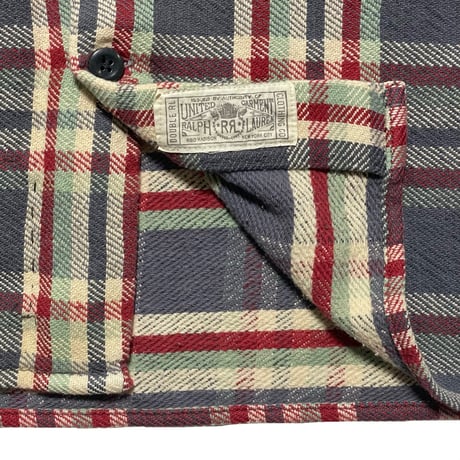 RRL RALPHLAUREN　"RED CHECK" FLANNEL SHIRT