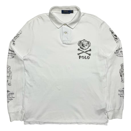 POLO RALPHLAUREN　"SKETCH BEAR" L/S POLO SHIRT