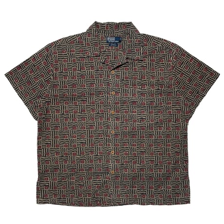 POLO RALPHLAUREN　"FORREST" OPEN COLLAR SHIRT