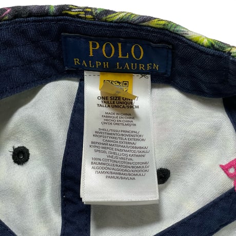 POLO RALPHLAUREN　 "PONY&FLAMINGO" CLLASIC BASEBALL CAP