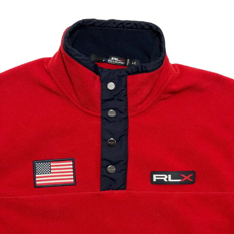 RLX RALPHLAUREN　 "PULL-OVER"  FLEECE JACKET