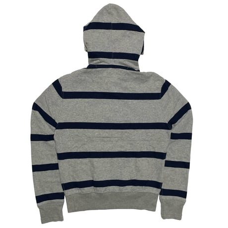 POLO RALPHLAUREN　 "BORDER" HOODIE (GREY)