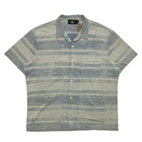 RRL RALPHLAUREN　 "STRIPE" CAMP SHIRT