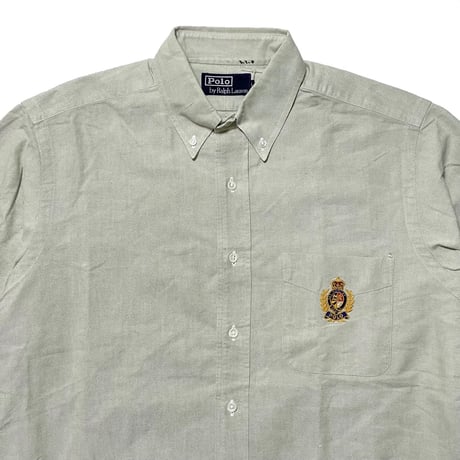 POLO RALPHLAUREN　"CREST LOGO" BUTTONDOWN SHIRT