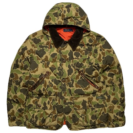 POLO RALPHLAUREN　"BUTTON FLY" DOWN JACKET