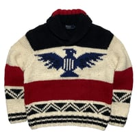 POLO RALPHLAUREN　"EAGLE" COWICHAN SWEATER