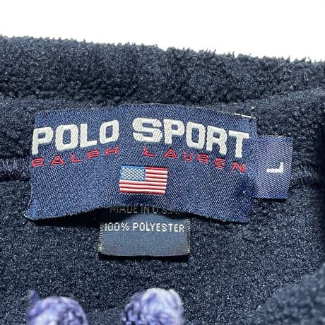 POLO SPORT RALPHLAUREN　"USA"FLEECE HOODIE (L)