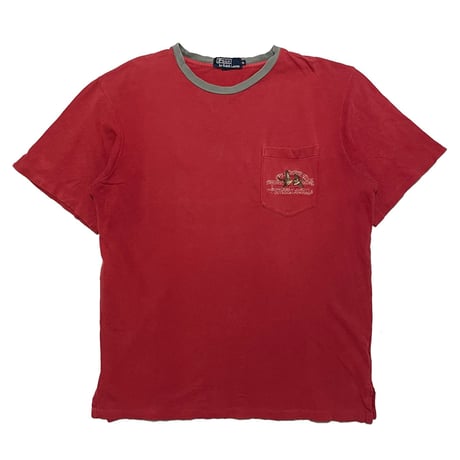 POLO RALPHLAUREN　"MADE IN USA" S/S POCKET TEE
