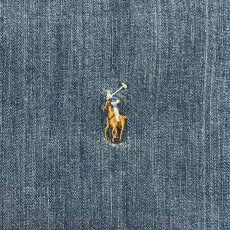 RALPHLAUREN　"CHAMBRAY" BUTTONDOWN SHIRT