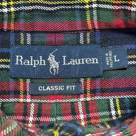 RALPHLAUREN　"CLASSIC FIT" BUTTONDOWN SHIRT