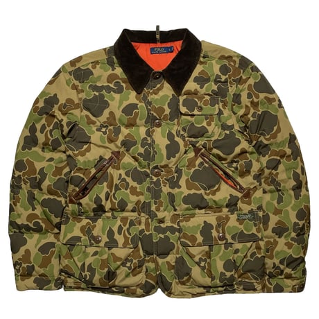 POLO RALPHLAUREN　"BUTTON FLY" DOWN JACKET