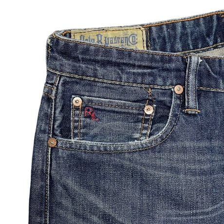 POLO RALPHLAUREN　"650 STRAIGHT" DENIM PANTS