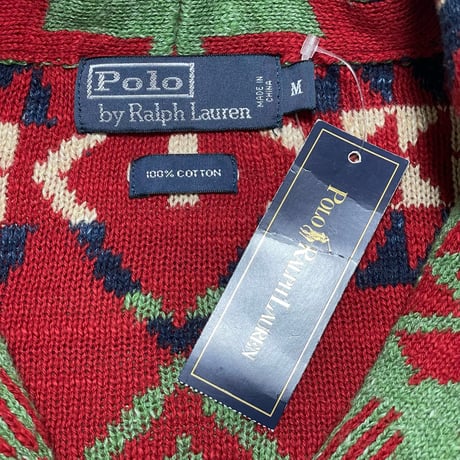 POLO RALPHLAUREN　"DEAD STOCK" NATIVE CARDIGAN