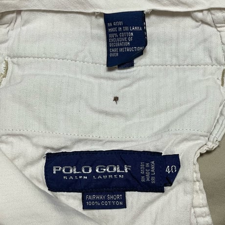 POLO GOLF RALPHLAUREN　"TWO TUCK" CHINO SHORTS