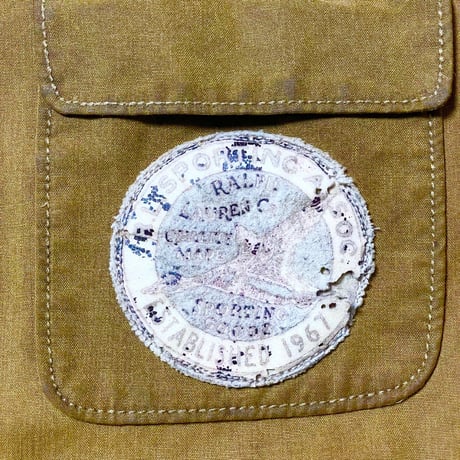 POLO RALPHLAUREN　"OILED VINTAGE" HANTING JACKET