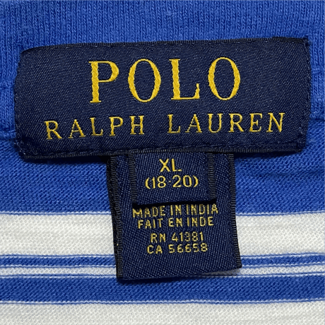 POLO RALPHLAUREN　"STRIPE" S/S TEE
