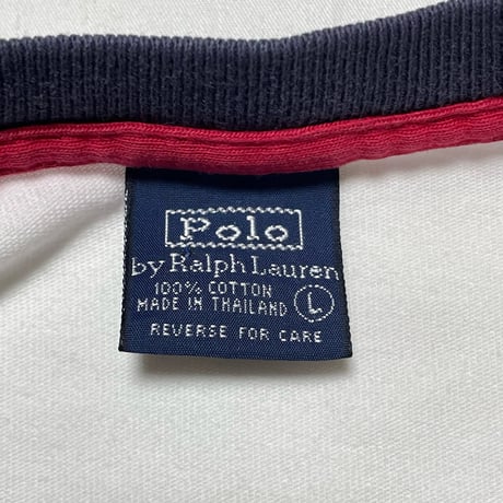 POLO RALPHLAUREN　"COLOR BLOCK" L/S TEE