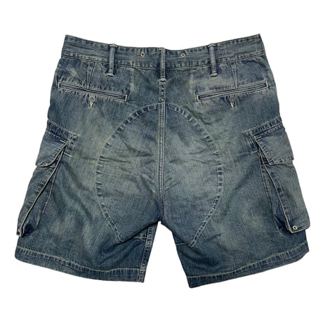 RRL RALPHLAUREN　"INDIGO DENIM CARGO" SHORTS