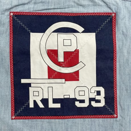 POLO RALPHLAUREN　"RL93 PATCH" CHAMBRAY SHIRT