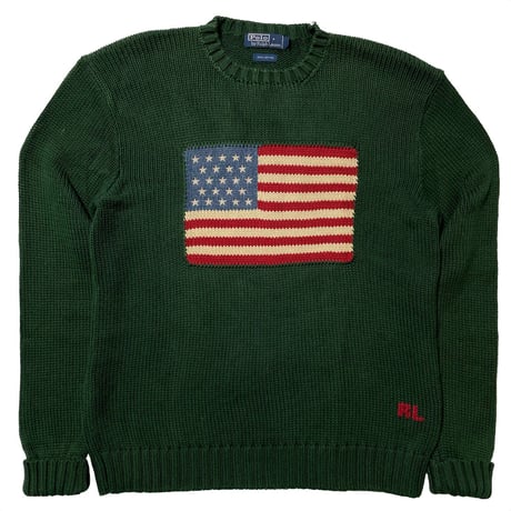 POLO RALPHLAUREN　"STARS AND STRIPES" SWEATER (VINTAGE)
