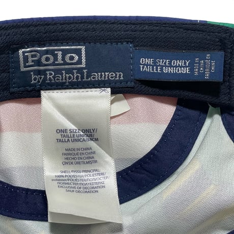 POLO RALPHLAUREN　"MULTI FLAG" JET CAP