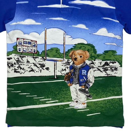 POLO RALPHLAUREN　"RUGBY BEAR" POLO SHIRT(BOYS)
