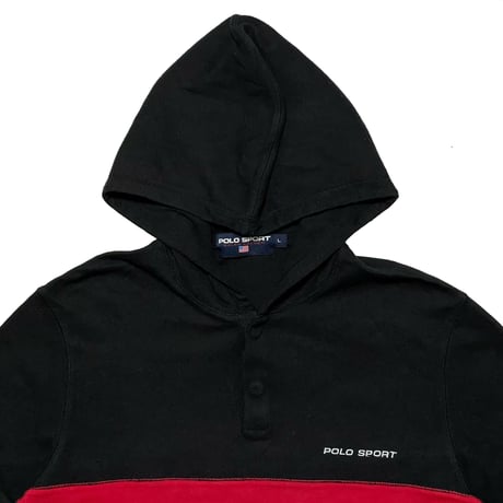 POLO SPORT RALPHLAUREN　"HENLEY NECK" HOODIE