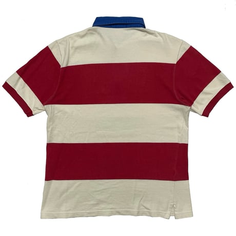 POLO RALPHLAUREN　"STRIPED" S/S RUGBY SHIRT