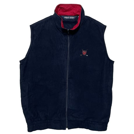 POLO GOLF RALPHLAUREN　"SHIELD LOGO" FLEECE VEST