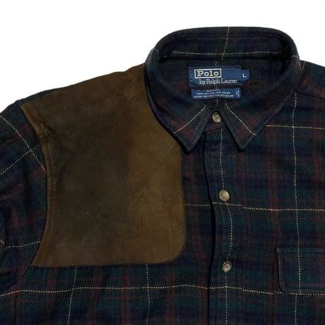 POLO RALPHLAUREN　"MADE IN USA" FLANNEL SHIRT