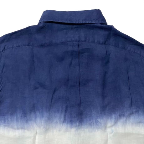 RALPHLAUREN　"GRADATION" LINEN SHIRT