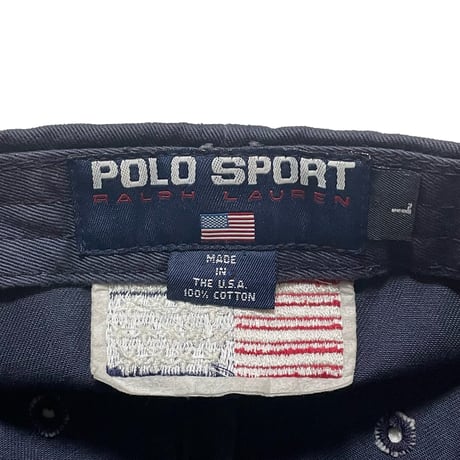 POLO SPORT RALPHLAUREN　"MADE IN USA" 6PANEL CAP