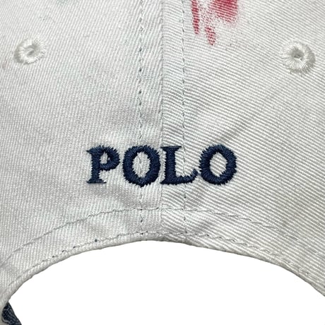 POLO RALPHLAUREN　"RL PAINT" BASEBALL CAP