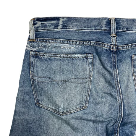 POLO RALPHLAUREN　"THE VARICK SLIM STRAIGHT" DENIM PANTS