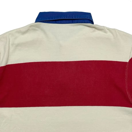 POLO RALPHLAUREN　"STRIPED" S/S RUGBY SHIRT