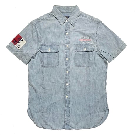 POLO RALPHLAUREN　"RL93 PATCH" CHAMBRAY SHIRT