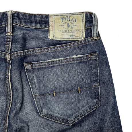 POLO RALPHLAUREN　"650 STRAIGHT" DENIM PANTS