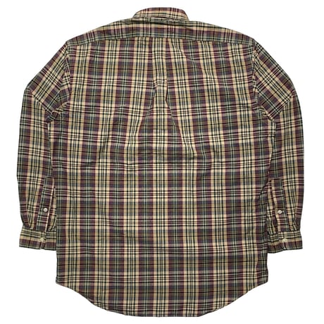 RALPHLAUREN　"CHECKED" BUTTONDOWN SHIRT