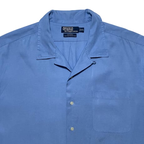 POLO RALPHLAUREN　"CALDWELL" OPEN COLLAR SHIRT
