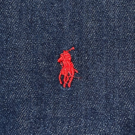 POLO RALPHLAUREN　"PONY" BUTTON DOWN DENIM SHIRT