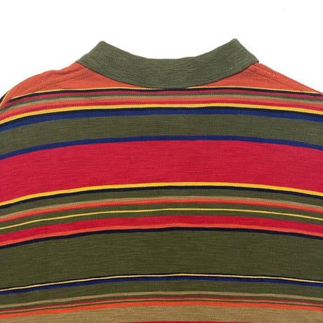 POLO RALPHLAUREN　"STRIPE" POLO SHIRT