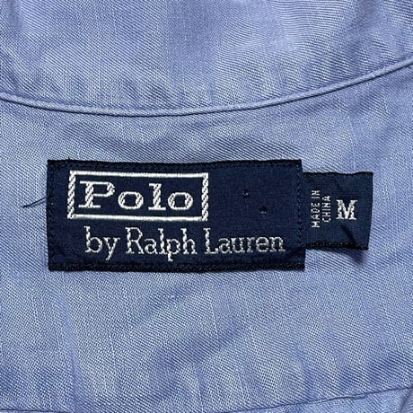POLO RALPHLAUREN　OPEN COLLAR SHIRT