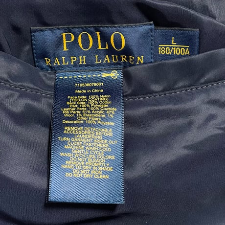 POLO RALPHLAUREN　 REVERSIBLE FLIGHT JACKET